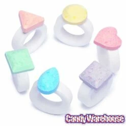 Jazzy Jewels Candy Rings: 30-Piece Bag -US Model Figures Sales jazzy jewels candy rings 30 piece bag candy warehouse 9