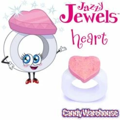 Jazzy Jewels Candy Rings: 30-Piece Jar -US Model Figures Sales jazzy jewels candy rings 30 piece jar candy warehouse 4 64304f75 4337 4d07 bd4a f2636f638562