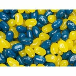 Jelly Belly Color Combo - Blue And Yellow Blend: 4LB Box