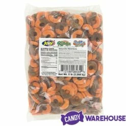 Jovy Crazy Gummy Rings Chamoy Candy - Green Apple: 5LB Bag -US Model Figures Sales jovy crazy gummy rings chamoy candy green apple 5lb bag candy warehouse 4