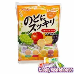Kasugai Nodo Ni Sukkiri Fruit Hard Candy: 3.98-Ounce Bag 7 Kasugai Nodo Ni Sukkiri Fruit Hard Candy: 3.98-Ounce Bag -US Model Figures Sales kasugai nodo ni sukkiri fruit hard candy 3 98 ounce bag candy warehouse 4