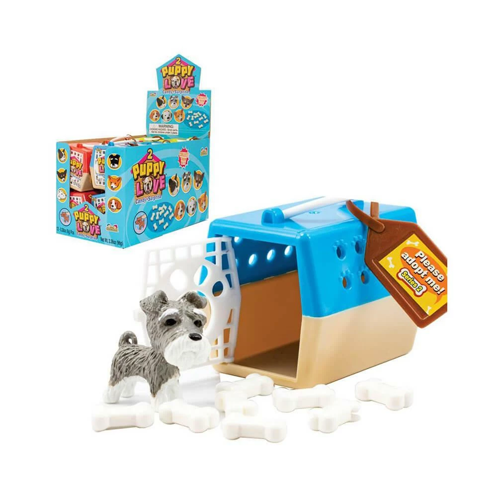 Kidsmania Puppy Love Candy And Surprise: 12-Piece Box 2 Kidsmania Puppy Love Candy And Surprise: 12-Piece Box - Image 2