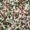 King Leo Crushed Peppermint Candy Cane Bits In Red, Green, And White: 5LB Bag