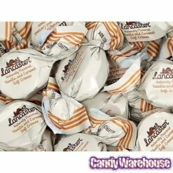 Lancaster Caramel And Vanilla Soft Cremes Candy: 8-Ounce Bag -US Model Figures Sales lancaster caramel and vanilla soft cremes candy 8 ounce bag candy warehouse 3