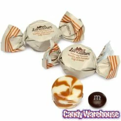 Lancaster Caramel And Vanilla Soft Cremes Candy: 8-Ounce Bag -US Model Figures Sales lancaster caramel and vanilla soft cremes candy 8 ounce bag candy warehouse 4