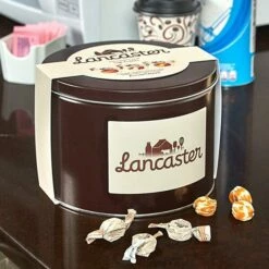 Lancaster Soft Cremes - Caramel, Vanilla, And Butterscotch - Caramel Candy: 2.5LB Gift Tin -US Model Figures Sales lancaster soft cremes caramel vanilla and butterscotch caramel candy 2 5lb gift tin candy warehouse 3