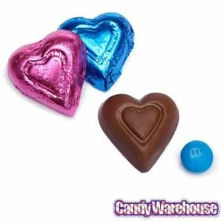 Madelaine Assorted Colors Foiled Milk Chocolate Hearts: 5LB Bag -US Model Figures Sales madelaine assorted colors foiled milk chocolate hearts 5lb bag candy warehouse 3
