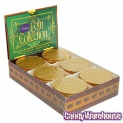 Madelaine Gold Foiled Buffalo Giant Milk Chocolate Coins: 60-Piece Box -US Model Figures Sales madelaine gold foiled buffalo giant milk chocolate coins 60 piece box candy warehouse 3