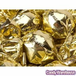 Madelaine Gold Foiled Caramel Filled Chocolate Truffles: 30-Piece Tub -US Model Figures Sales madelaine gold foiled caramel filled chocolate truffles 30 piece tub candy warehouse 3