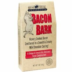Milk Chocolate Hickory Smoked Bacon Bark: 5-Ounce Gift Bag