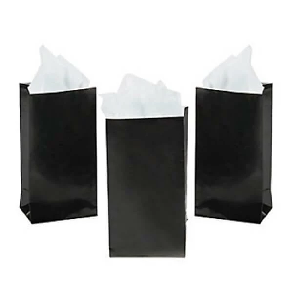 Mini Candy Treat Bags - Black: 24-Piece Bag 4 Mini Candy Treat Bags - Black: 24-Piece Bag - Image 4