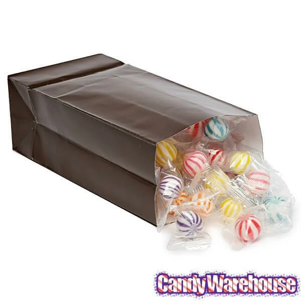 Mini Candy Treat Bags - Chocolate Brown: 24-Piece Bag 3 Mini Candy Treat Bags - Chocolate Brown: 24-Piece Bag - Image 3