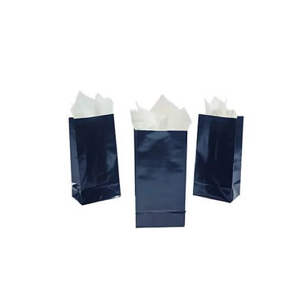 Mini Candy Treat Bags - Navy Blue: 24-Piece Bag 4 Mini Candy Treat Bags - Navy Blue: 24-Piece Bag - Image 4