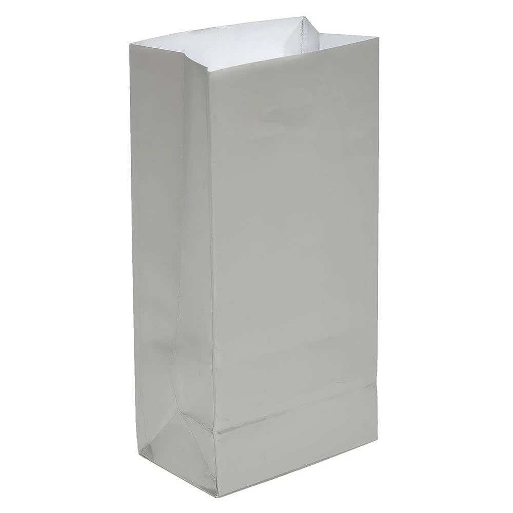 Mini Candy Treat Bags - Silver: 24-Piece Bag 1 Mini Candy Treat Bags - Silver: 24-Piece Bag