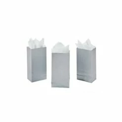 Mini Candy Treat Bags - Silver: 24-Piece Bag 7 Mini Candy Treat Bags - Silver: 24-Piece Bag -US Model Figures Sales mini candy treat bags silver 24 piece bag candy warehouse 4