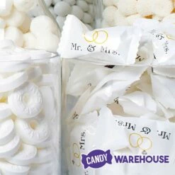 Mr. & Mrs. Wedding Theme Wrapped Buttermint Creams: 300-Piece Case -US Model Figures Sales mr and mrs wedding theme wrapped buttermint creams 300 piece case candy warehouse 3 94cc551d 31e3 4285 ae87 bb426afe7744