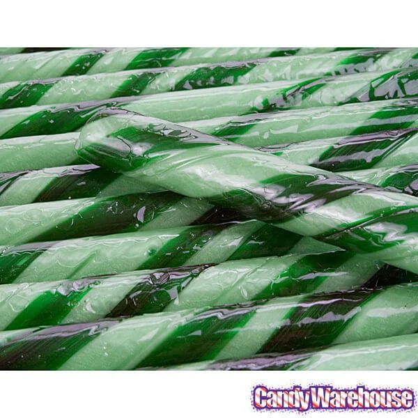 Old Fashioned Hard Candy Sticks - Spearmint: 80-Piece Box 2 Old Fashioned Hard Candy Sticks - Spearmint: 80-Piece Box - Image 2
