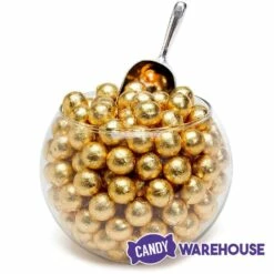 Palmer Foiled Caramel Filled Chocolate Candy Balls - Gold: 5LB Bag -US Model Figures Sales palmer foiled caramel filled chocolate candy balls gold 5lb bag candy warehouse 3