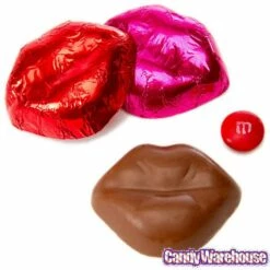 Pink & Red Foiled Chocolate Lips: 4LB Bag -US Model Figures Sales pink and red foiled chocolate lips 4lb bag candy warehouse 3 fc0528bb 16c6 424b b548 319bd1d53cb9