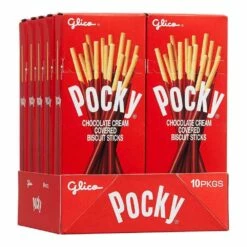 Pocky - Chocolate Cream Covered Biscuit Sticks Packs: 10-Piece Box 7 Pocky - Chocolate Cream Covered Biscuit Sticks Packs: 10-Piece Box -US Model Figures Sales pocky chocolate cream covered biscuit sticks packs 10 piece box candy warehouse 4