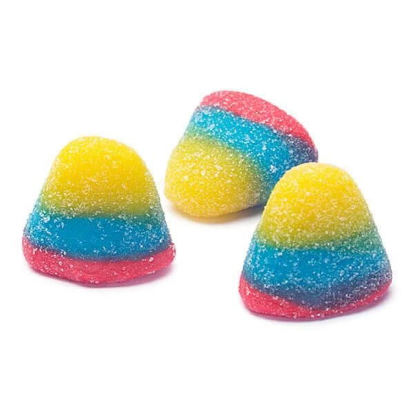 Pufflettes Gummy Bites - Tropical Rainbow: 1KG Bag 1 Pufflettes Gummy Bites - Tropical Rainbow: 1KG Bag
