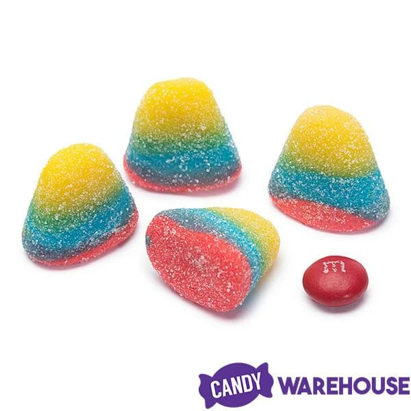 Pufflettes Gummy Bites - Tropical Rainbow: 1KG Bag 3 Pufflettes Gummy Bites - Tropical Rainbow: 1KG Bag - Image 3