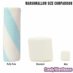 Puffy Poles Jumbo Marshmallow Twists - Blueberry: 1KG Bag -US Model Figures Sales puffy poles jumbo marshmallow twists blueberry 1kg bag candy warehouse 5