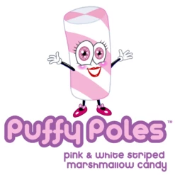 Puffy Poles Jumbo Marshmallow Twists - Strawberry: 1KG Bag -US Model Figures Sales puffy poles jumbo marshmallow twists strawberry 1kg bag candy warehouse 5