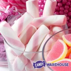 Puffy Poles Jumbo Marshmallow Twists - Strawberry: 1KG Bag -US Model Figures Sales puffy poles jumbo marshmallow twists strawberry 1kg bag candy warehouse 6