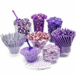 Purple Candy Buffet Kit: 25 To 50 Guests