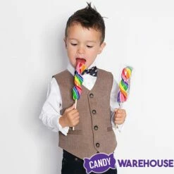 Rainbow Swirl 2.5-Ounce Corkscrew Twist Lollipops: 12-Piece Display 7 Rainbow Swirl 2.5-Ounce Corkscrew Twist Lollipops: 12-Piece Display -US Model Figures Sales rainbow swirl 2 5 ounce corkscrew twist lollipops 12 piece display candy warehouse 3