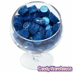 Reese's Peanut Butter Cups Miniatures - Dark Blue: 200-Piece Bag -US Model Figures Sales reese s peanut butter cups miniatures dark blue 200 piece bag candy warehouse 5