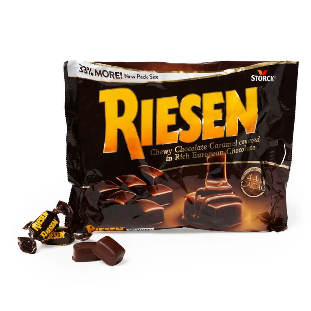 Riesen Chewy Chocolate Caramel 12-Ounce Bag: 12-Piece Box 1 Riesen Chewy Chocolate Caramel 12-Ounce Bag: 12-Piece Box
