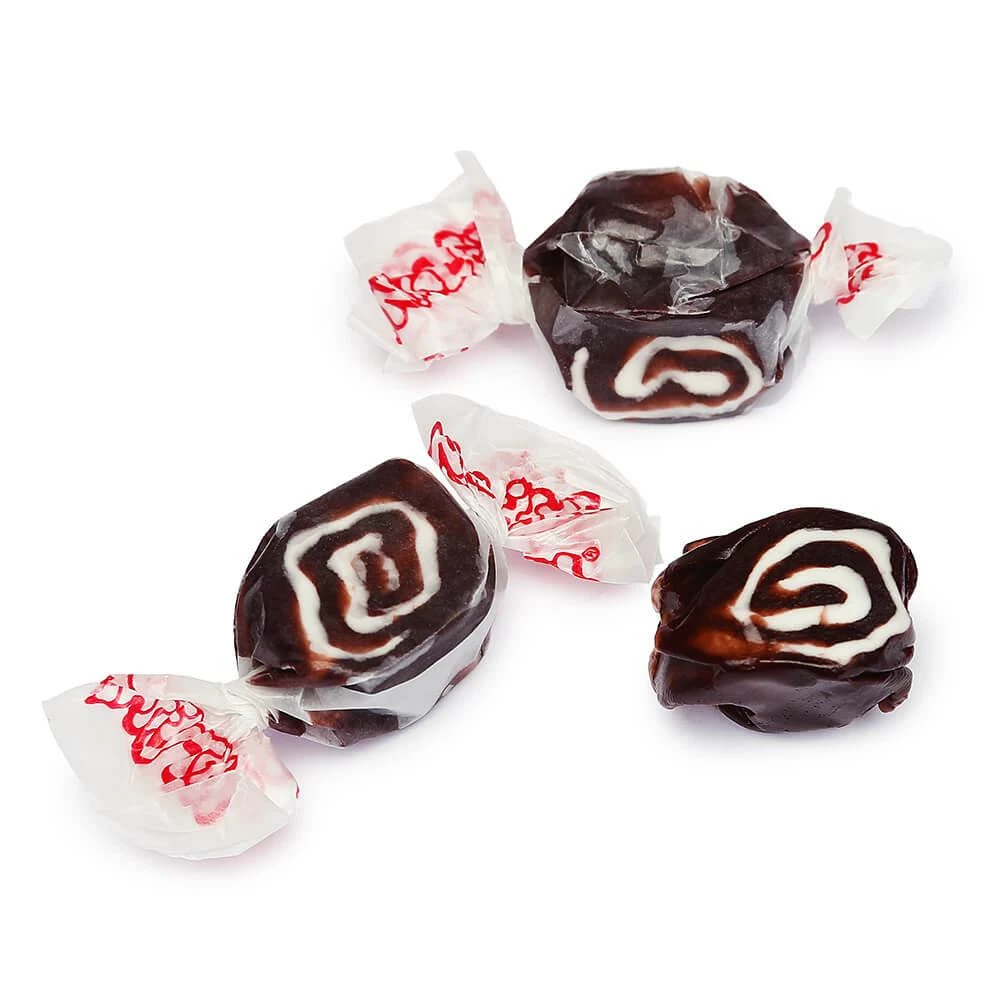 Salt Water Taffy - Black Licorice Swirl: 2.5LB Bag 1 Salt Water Taffy - Black Licorice Swirl: 2.5LB Bag