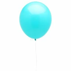 Solid Color 16-Inch Fashion Balloons - Caribbean Blue: 5-Piece Set