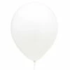 Solid Color 16-Inch Standard Balloons - White: 5-Piece Set