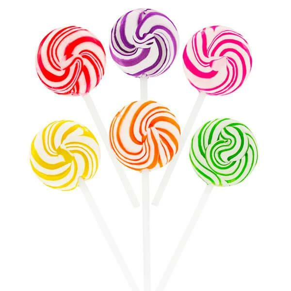 Squiggly Pops Petite Swirl Lollipops - Assorted: 24-Piece Jar 1 Squiggly Pops Petite Swirl Lollipops - Assorted: 24-Piece Jar