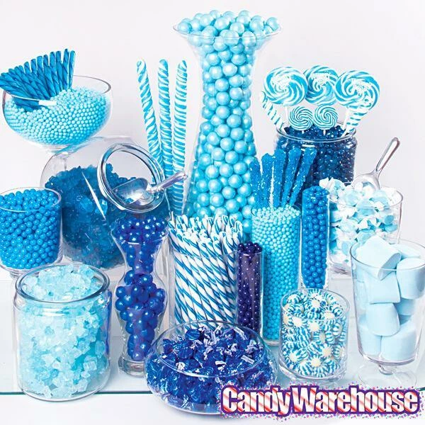 Sugar Candy Beads - Baby Blue: 2LB Bag 2 Sugar Candy Beads - Baby Blue: 2LB Bag - Image 2