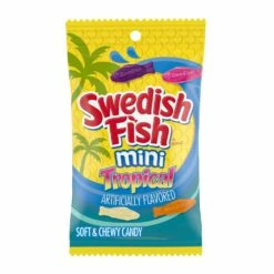 Swedish Fish Mini Candy - Tropical: 8-Ounce Bag