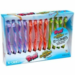 Trolli Curvy Crawler Candy Canes: 12-Piece Box
