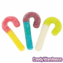 Trolli Sour Brite Mini Canes Jelly Candy Canes: 9-Ounce Bag -US Model Figures Sales trolli sour brite mini canes jelly candy canes 9 ounce bag candy warehouse 3