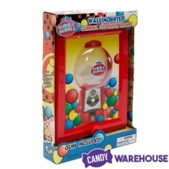 Wall Mounted Gumball Machine Dispenser Frame With Gumballs -US Model Figures Sales wall mounted gumball machine dispenser frame with gumballs candy warehouse 5