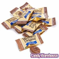 Werther's Original Sugar Free Caramel Chocolate Hard Candy: 1.75LB Box -US Model Figures Sales werther s original sugar free caramel chocolate hard candy 1 75lb box candy warehouse 4