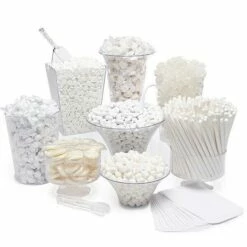 White Candy Buffet Kit: 25 To 50 Guests