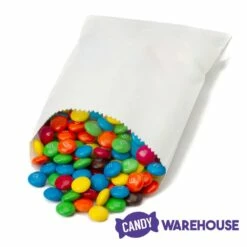 White Gourmet Candy Bags: 100-Piece Pack -US Model Figures Sales white gourmet candy bags 100 piece pack candy warehouse 4