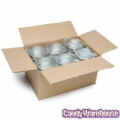 Windowed Round Candy Tins - 4-Ounce: 24-Piece Set -US Model Figures Sales windowed round candy tins 4 ounce 24 piece set candy warehouse 3