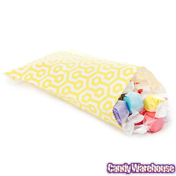 Yellow Honeycomb Candy Bags: 25-Piece Pack 2 Yellow Honeycomb Candy Bags: 25-Piece Pack - Image 2