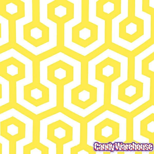 Yellow Honeycomb Candy Bags: 25-Piece Pack 3 Yellow Honeycomb Candy Bags: 25-Piece Pack - Image 3
