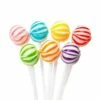 YumJunkie Sassy Spheres Assortment Striped Ball Lollipops - Petite: 150-Piece Bag