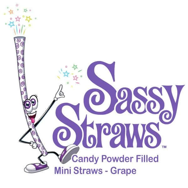 YumJunkie Sassy Straws Candy Powder Filled Mini Straws - Grape: 50-Piece Bag 7 YumJunkie Sassy Straws Candy Powder Filled Mini Straws - Grape: 50-Piece Bag - Image 7